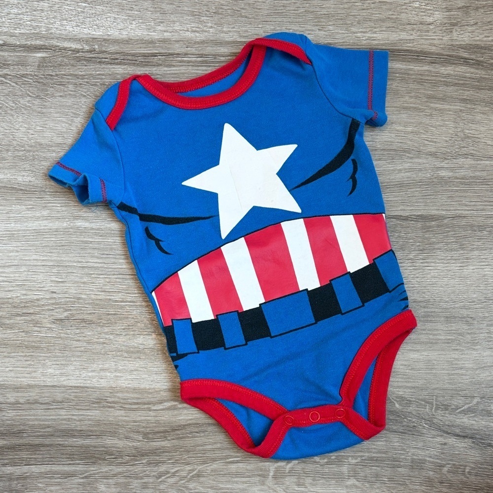 Marvel Captain America baby boys bodysuit